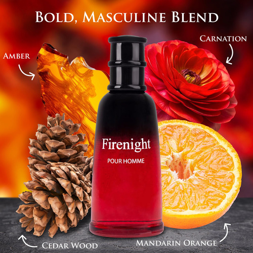 Perfume Urban Collection Firenight Eau De Parfum 100ml For M - Imagem 2