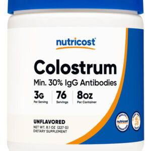 Suplemento Nutricost Colostrum Em Pó 240 Ml Com Lactoferrina