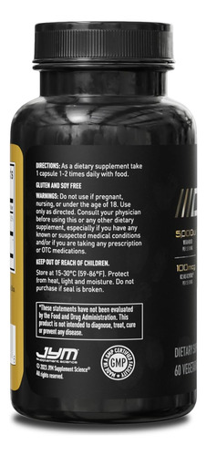 Suplemento Jym D3 + K2 5000iu D3 E 100mcg De Vitamina K2 Mk- - Imagem 5