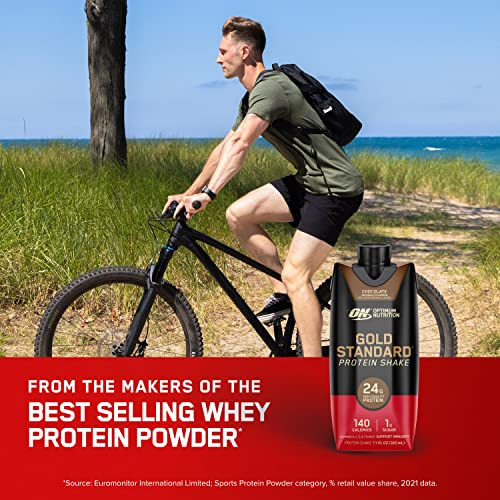 Shake De Proteína Optimum Nutrition Gold Standard 24g 325ml - Imagem 7