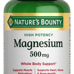 Comprimidos De Magnésio Nature's Bounty 500mg