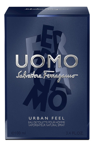 Perfume Salvatore Ferragamo Uomo Urban Feel Edt 100ml Para M - Imagem 3