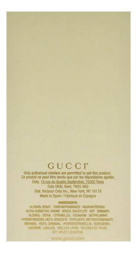 Gucci Culpado Pour Femme Eau De Parfum Spray 3 Oz - Imagem 6