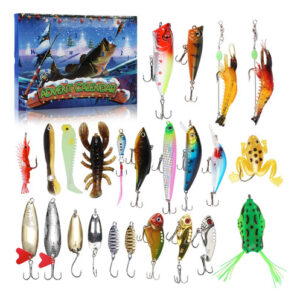 Conjunto De Iscas De Pesca Do Calendário Do Advento 2024 Par