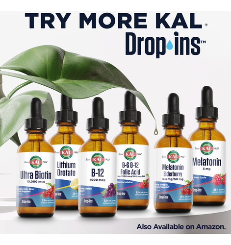 Suplemento Kal D3 K2 Dropins 125mcg/500mcg Líquido 60 Serv - Imagem 6