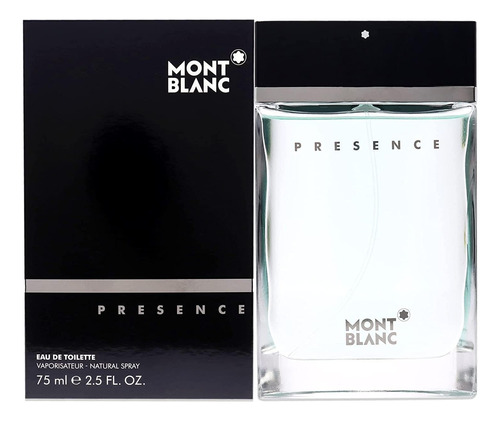 Perfume Montblanc Presence Eau De Toilette 75ml Para Homens