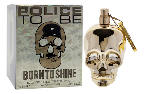 Perfume Police To Be Born To Shine Edt 125ml Para Homens - Imagem 3