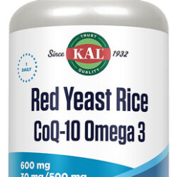 Suplemento Kal Red Yeast Rice Coq10 Omega 3 60 Cápsulas Gela