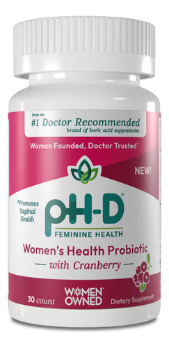 Suplemento Ph-d Feminine Health Women"s Probiótico 30 Cápsul