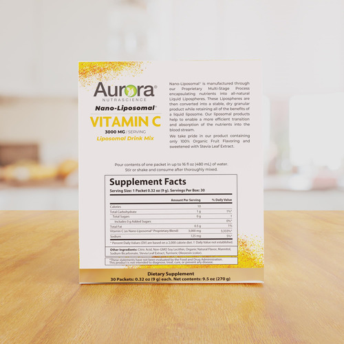 Mix De Bebidas Vitamínicas Aurora Nutrascience Nano-lipossom - Imagem 6