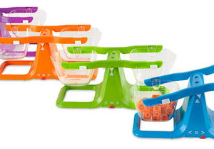 Bucket Balance Scale Hand2mind Colorful Nestable, Conjunto D