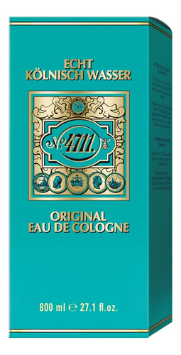 Perfume 4711 Da Muelhens Eau De Cologne Splash Para Homens 8 - Imagem 6