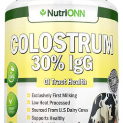 Suplemento Nutrion Colostrum 1000mg 120 Cápsulas 30% Igg