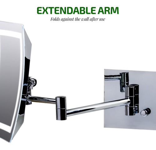 Espelho De Maquiagem Ovente Lighted Wall Mount 7x Magnifier - Imagem 3