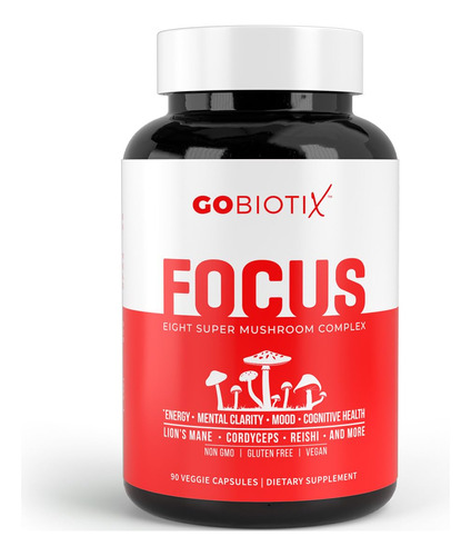 Suplemento Gobiotix Focus Mushroom Complex 90 Cápsulas