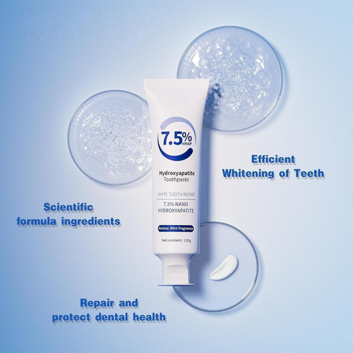 Creme Dental Hydroxyapatite Enamel Protection 120g Gentle Mi - Imagem 2