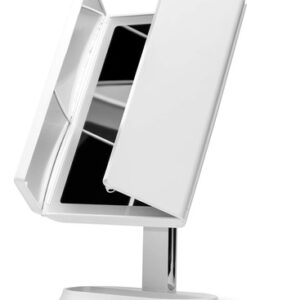 Espelho De Maquiagem Fancii Led Lighted Trifold 5x/7x Magnif