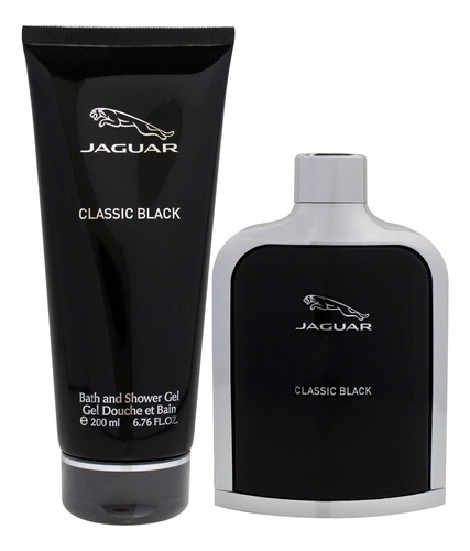 Perfume Jaguar Classic Black Edt 100ml Para Homens, Conjunto - Imagem 2