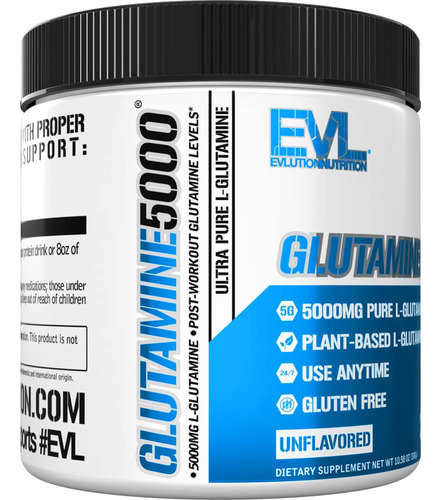 Suplemento De L-glutamina Em Pó Evolution Nutrition Vegan - Imagem 4