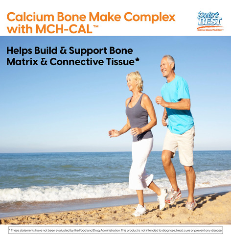 Suplemento Doctor's Best Calcium Bone Maker Complex 180 Cáps - Imagem 3