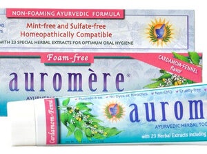 Pasta De Dentes Auromere Ayurvedic Cardamomo Fennel 125ml Ve