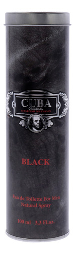 Perfume Cuba Cuba Black Edt Spray Para Homens 100ml - Imagem 3