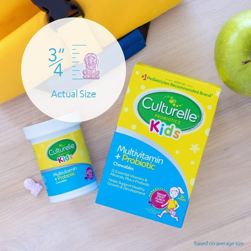 Multivitamínico E Probiótico Mastigável Culturelle Kids 50 U - Imagem 5