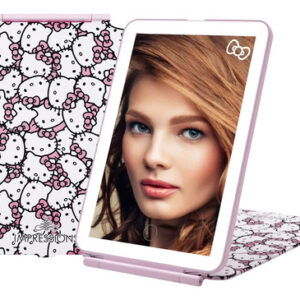Espelho De Maquiagem Impressions Vanity Hello Kitty Tri-tone