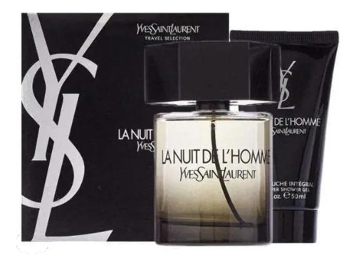 Conjunto De Perfume Yves Saint Laurent La Nuit De L"homme 60 - Imagem 2
