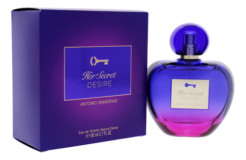 Perfume Antonio Banderas Her Secret Desire Edt 80ml Para Mul - Imagem 3