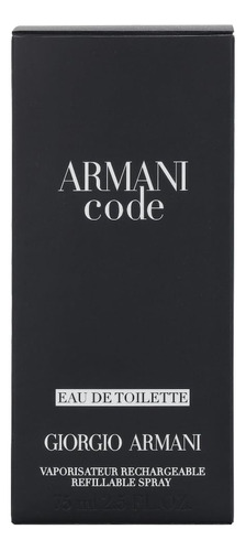 Perfume Giorgio Armani Armani Code Para Homens Edt 75ml Refi - Imagem 3