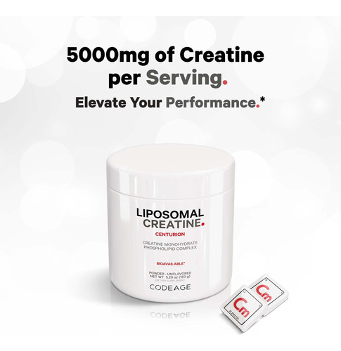 Suplemento Codeage Creatina Lipossomal Monohidratada 5000mg - Imagem 3