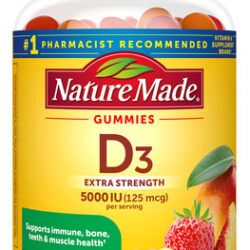 Suplemento De Gomas De Vitamina D3 5000iu Feitas Na Natureza