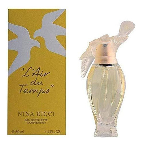 Perfume Nina Ricci L'air Du Temps Eau De Toilette 50 Ml Para - Imagem 4