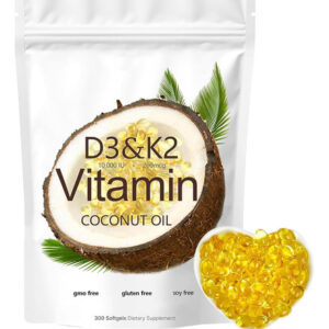 Suplemento Sirdika D3 K2 Vitamina 10000 Ui Em Cápsulas