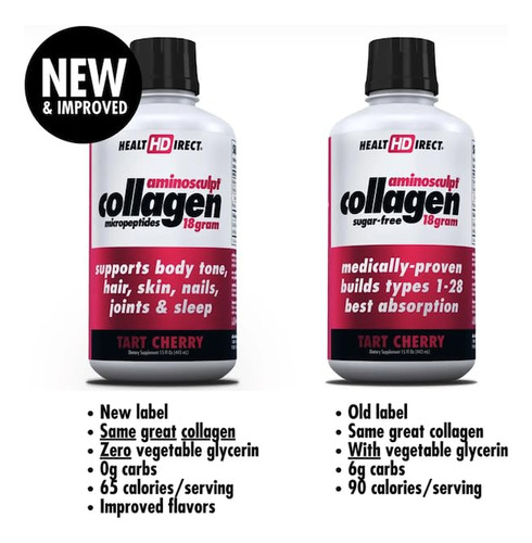 Colagem Líquida Original Do Supplement Health Direct Aminosc - Imagem 3
