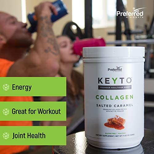 Proteína De Colágeno Ceto Em Pó Com Óleo Mct Keto E Paleo F - Imagem 5