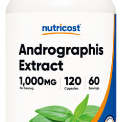 Suplemento Nutricost Andrographis Extract Em Cápsulas 1000 M