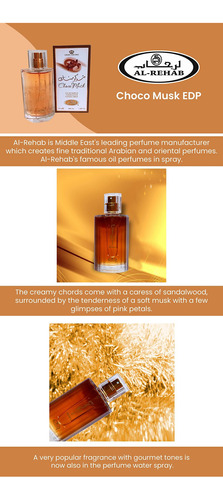 Spray De Perfume Al-rehab Choco Musk Arabian 50ml - Imagem 2