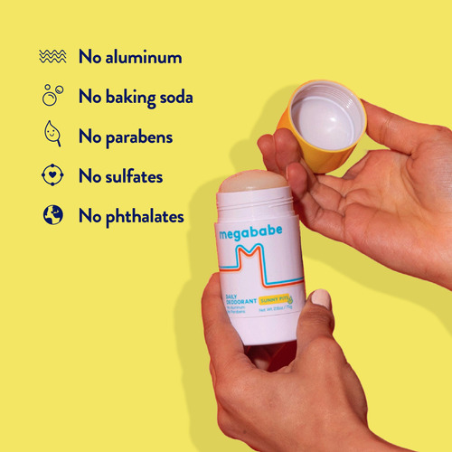 Desodorante Megababe Daily Sunny Pits Sem Alumínio 75ml - Imagem 5