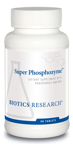 Suplemento Biotics Research Super Phosphozyme 90 Cápsulas