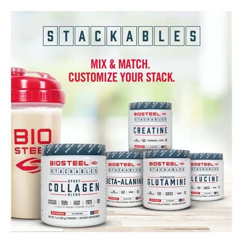 Creatina Monohidratada Em Pó Biosteel Stackables 2,5 G/porçã - Imagem 4
