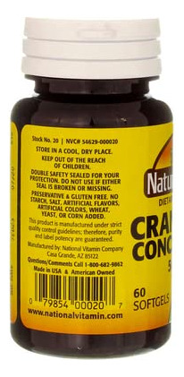 Suplemento Nature"s Blend Concentrado De Cranberry 500mg 60 - Imagem 8
