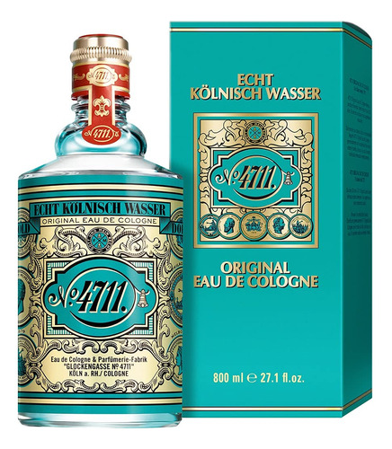 Perfume 4711 Da Muelhens Eau De Cologne Splash Para Homens 8