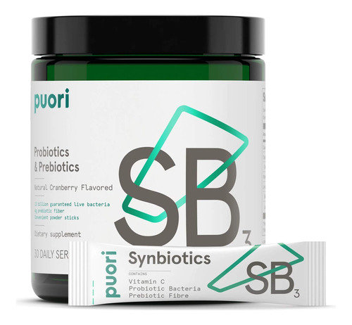 Suplemento Dietético Puori Probiotics Prebiotics 13b Cfu 30