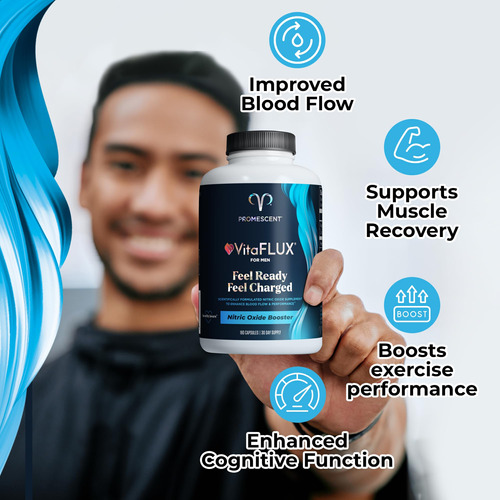 Suplemento Vitaflux Triple Power Óxido Nítrico 180 Cápsulas - Imagem 5
