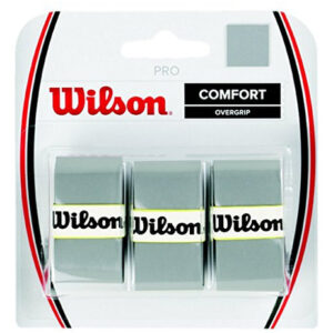 Pacote Com 3 Tennis Overgrip Wilson Pro Comfort (prata)