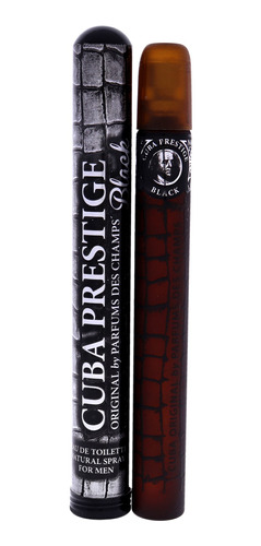 Cuba Prestige Black By Cuba Para Homens Spray Edt De 1,17