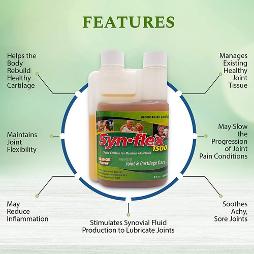 Suplemento Líquido De Glucosamina Synflex 1500 240 Ml De Man - Imagem 4