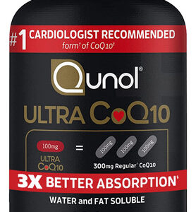 Qunol Ultra 100mg Coq10 3x Melhor Absorção Patenteado